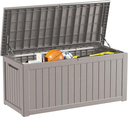 270 Gallon Outdoor Storage Box Waterproof Lockable Resin Deck Box Large by Decksplore%E2%80%94BuiltforOutdoor