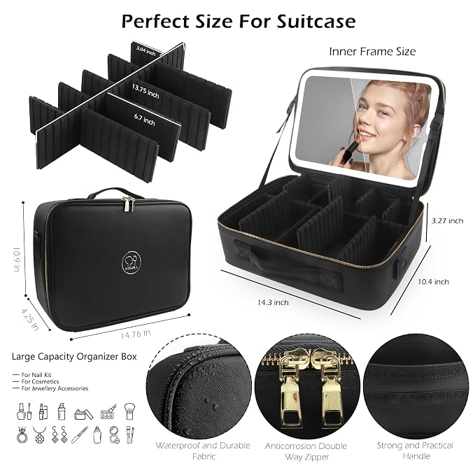 MOMIRA Large Makeup Train Case - Image 2