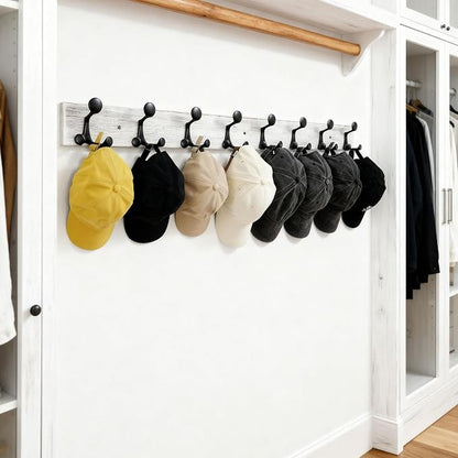 SKOLOO 43-Inch Wood Coat Rack Wall Mount - Image 4