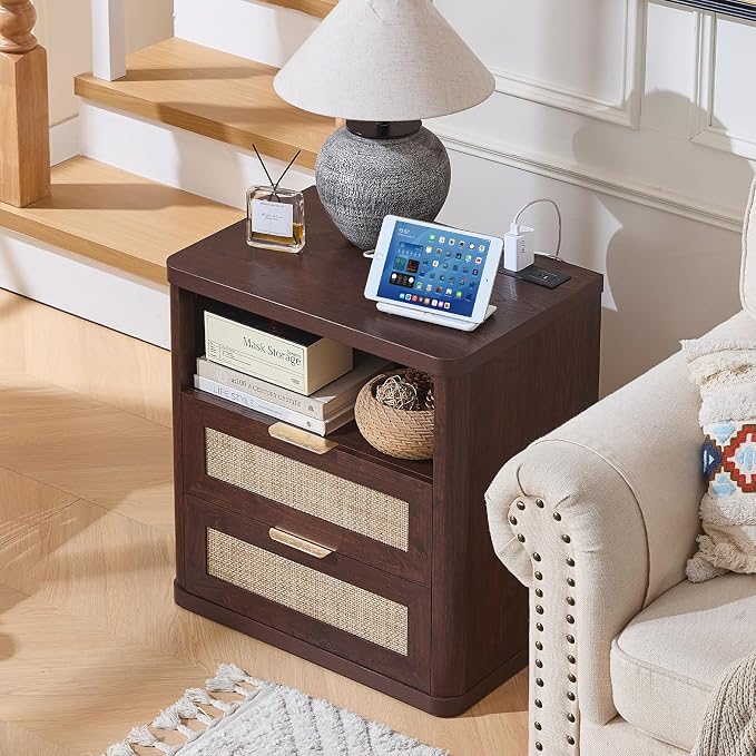 LEYAOYAO Rattan Nightstands - Image 4