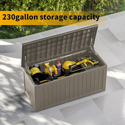 270 Gallon Heavy Duty Outdoor Storage Box - Image 4