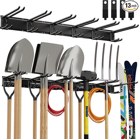 Tool Storage Rack, 48 Inch Heavy Duty Garage Wall Organzier by Waturis