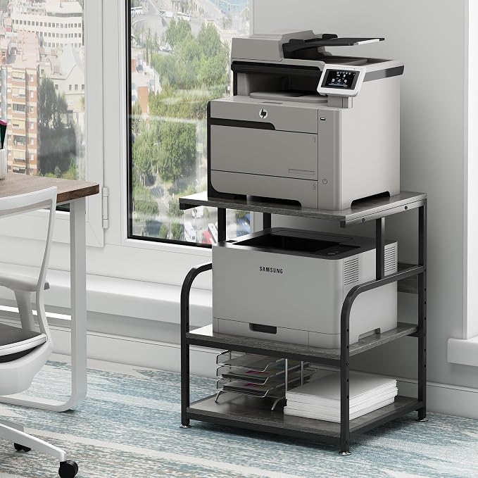 Large Printer Stand Table 23.6 x18.9 x 30 Inches by Fannova