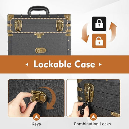 Cosmetic Train Case, Makeup Organizer Travel Case - Image 6