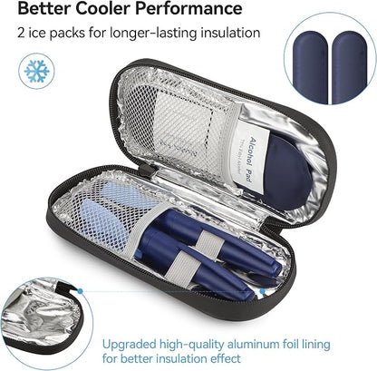 Insulin Pen Cooler Travel Case Diabetic Medication Insulated Cool Organizer - Image 2