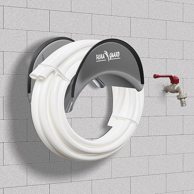 FLORA GUARD Garden Hose Holder, Heavy-Duty Hose Hanger, Holds Up to 125 ft - Image 3