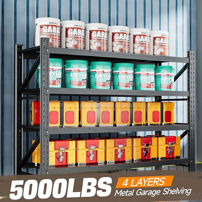 5000LBS Metal Garage Shelving Unit 60" W Storage Shelves Heavy Duty 4 Tier - Image 4