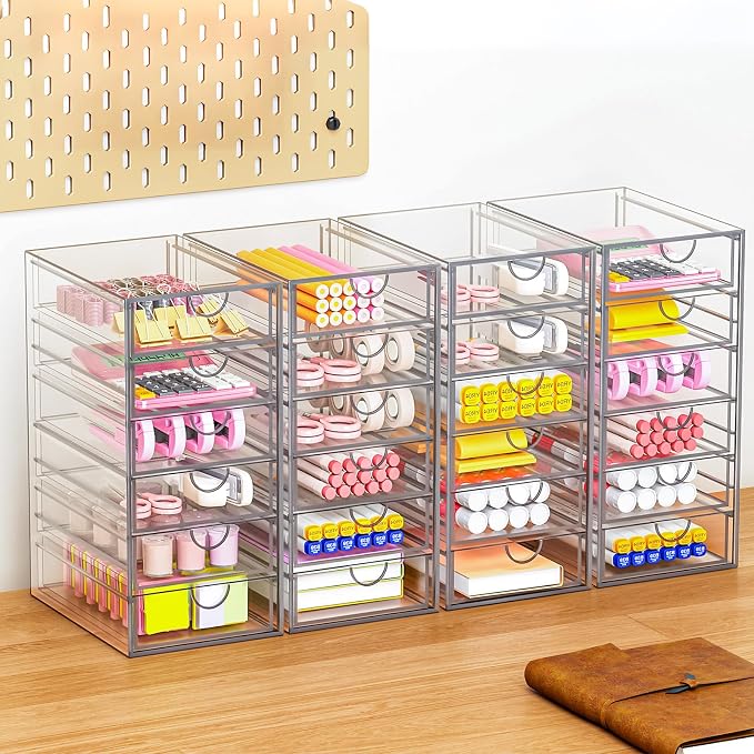 Arcylic Makeup Organzier with 11 Drawers, Bathroom Makeup Organizer - Image 7