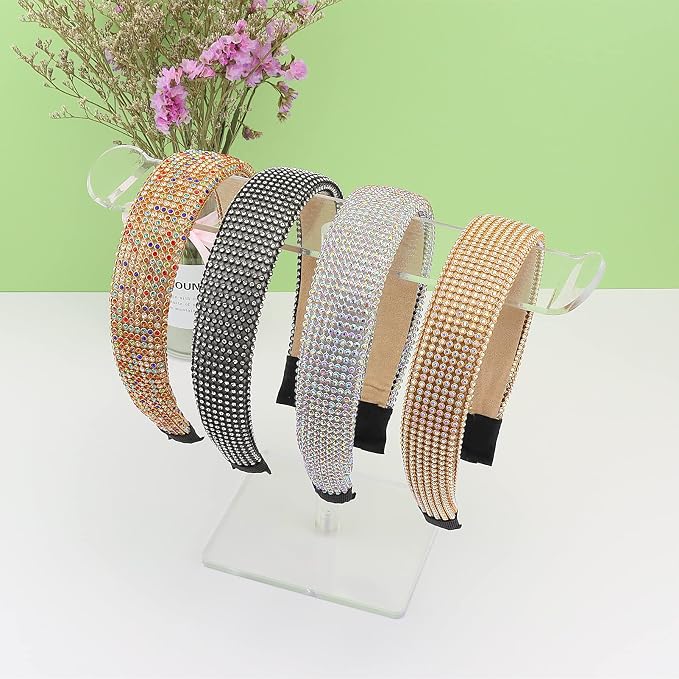 Bigfety Acrylic Headband Holder, Hair Accessories Organizer Clear Stand - Image 7