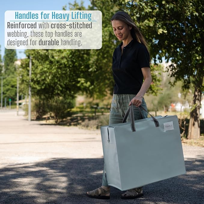 VENO 4 Pack Heavy Duty Moving Bags, Storage Bags, Packing Supplies, Top Zipper - Image 4
