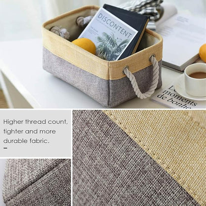 TheWarmHome Storage Bins for Organizing, Sturdy Storage Basket, Decorative - Image 6
