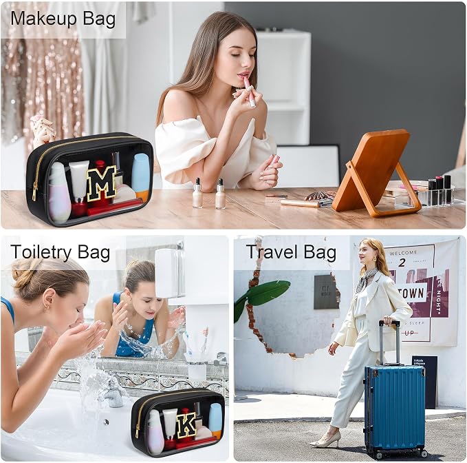 YOOLIFE Birthday Gifts for Girls Kids Makeup Bag Organizer Clear Toiletry Bags - Image 4