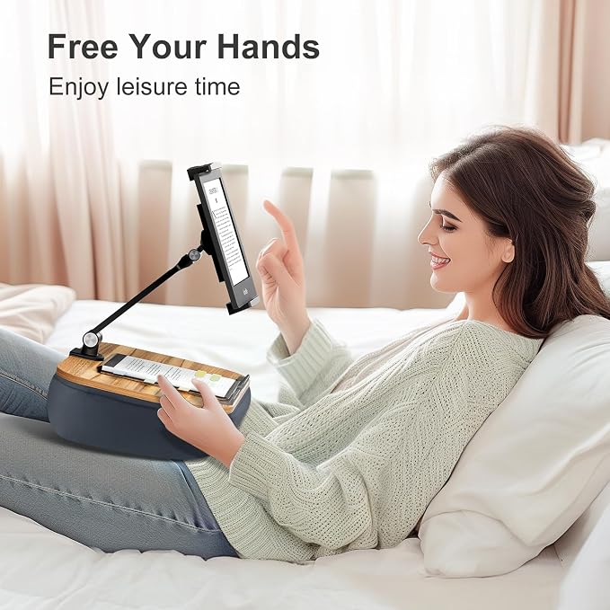 Lap Beanbag Cozy Kindle Pillow Stand - Image 8