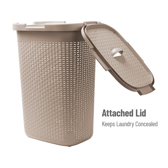 Mind Reader Slim Laundry Hamper - Image 5