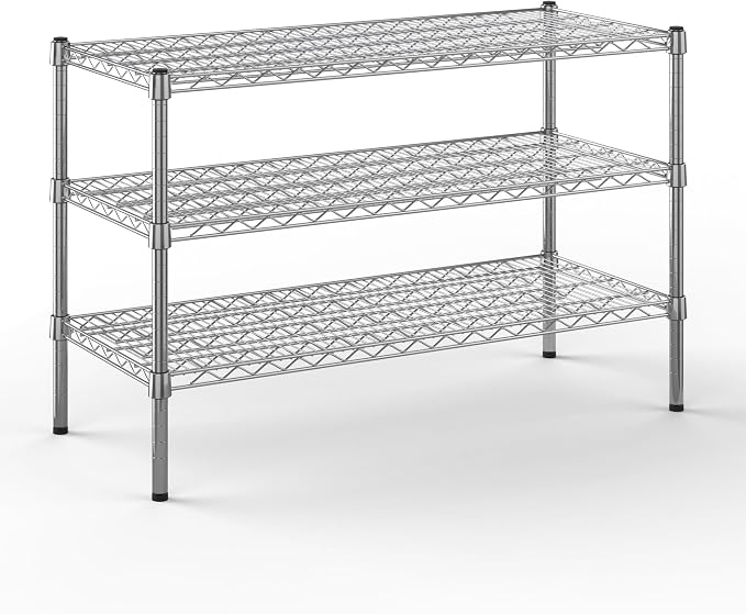 18" Deep x 42" Wide x 27" Height Wire Shelving Kit | 3-Tier | NSF Commercial by Regal+Altair