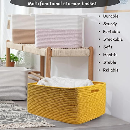COMFY-HOMI 2 pcs Large Storage Baskets - Image 5