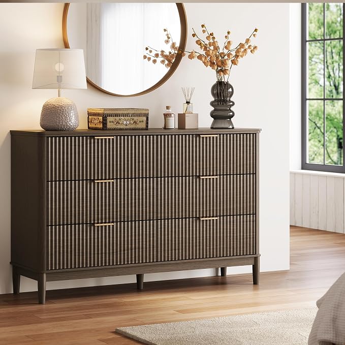LINSY Fluted Dresser for Bedroom - Image 2