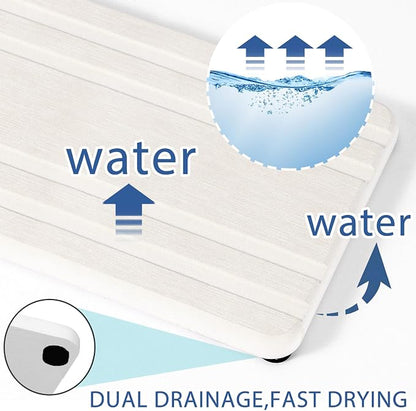 2PCS Water Absorbing Stone Tray, Quick Drying Stone Sink Tray, Water Absorbent - Image 2