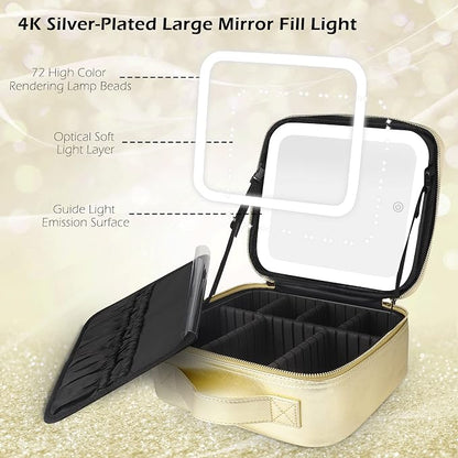MOMIRA Travel Makeup Bag Cosmetic Bag Makeup Organizer Bag - Image 3