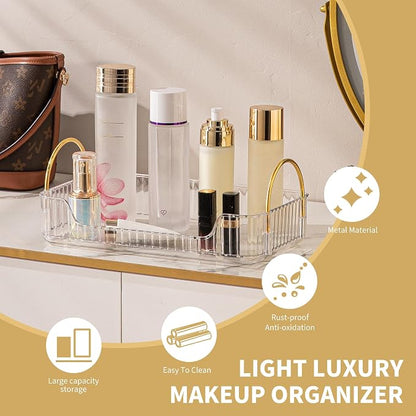 YCIA&DONE Bathroom Organizer Countertop, Makeup Storage, Skincare Cosmetic Tray - Image 4