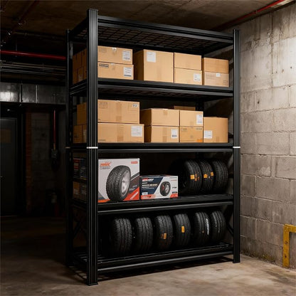 47''W Wire Garage Metal Shelving, 3000 Lbs Heavy-Duty Garage Storage Shelves - Image 7