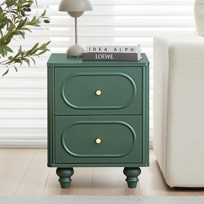 2 Drawer Fluted Mini Small Dresser - Image 2