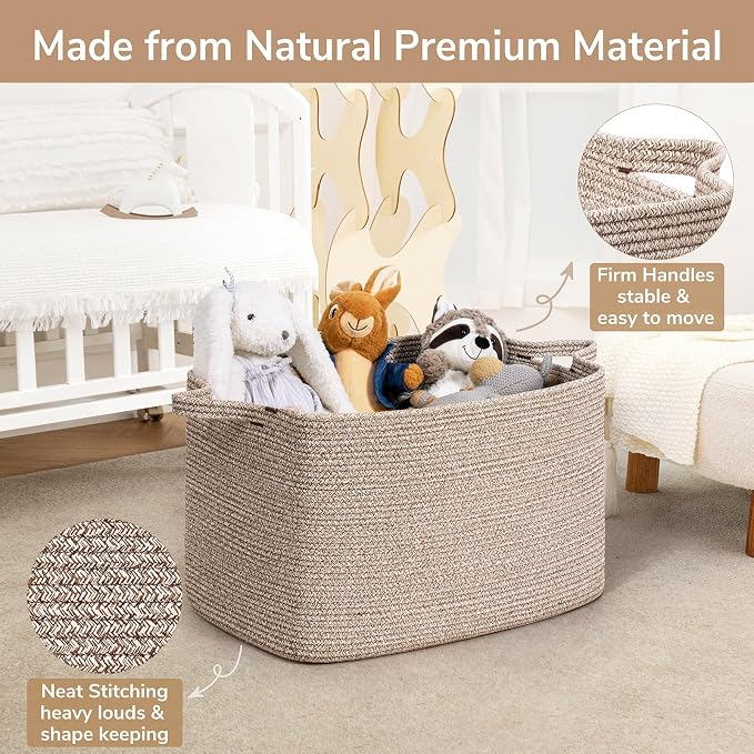 Goodpick Blanket Basket, Woven Baskets - Image 6