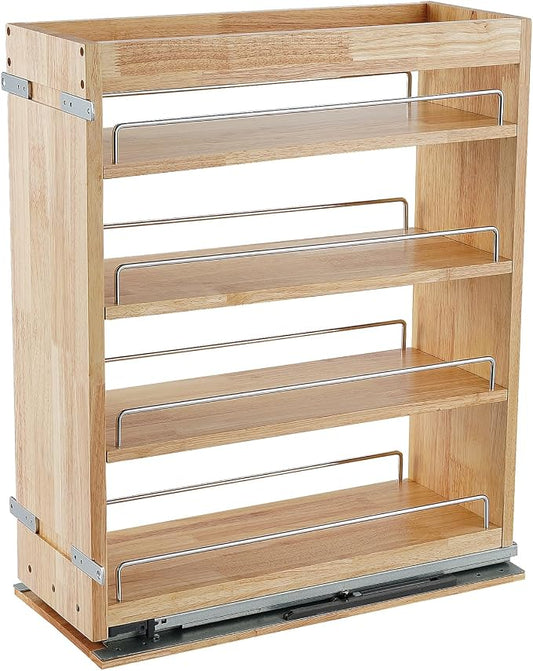 DINDON Pull Out Spice Rack Cabinet Organizer by DINDON