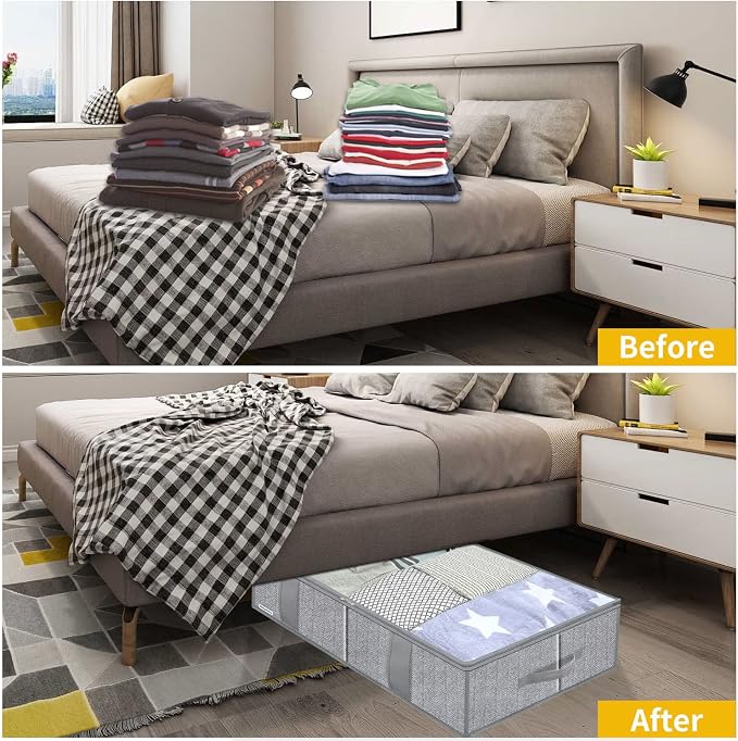 Onlyeasy Breathable Under Bed Storage Bags - Image 6