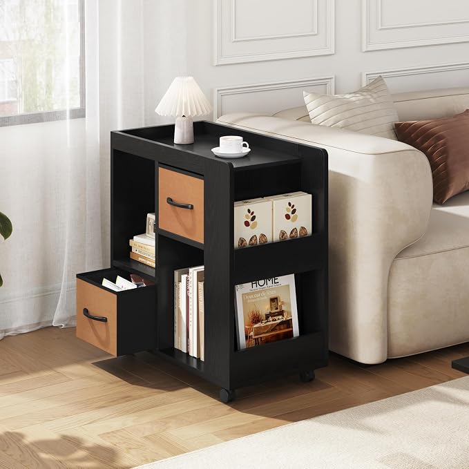 Yaheetech Narrow Side Table - Image 2