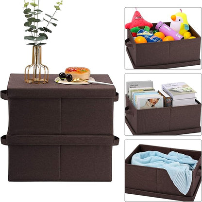 HOONEX Linen Foldable Storage Bins - Image 3