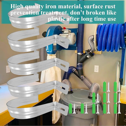 Dust Collection Hose and Pipe Holder Adjustable Hangers Bracket, Don’t Broken - Image 6