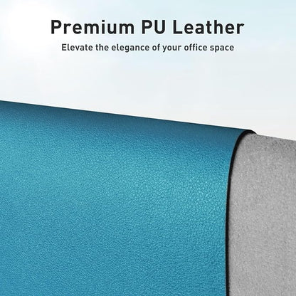 Aothia Leather Desk Pad Protector, Office Desk Mat, Large Mouse Pad, Non-Slip - Image 2