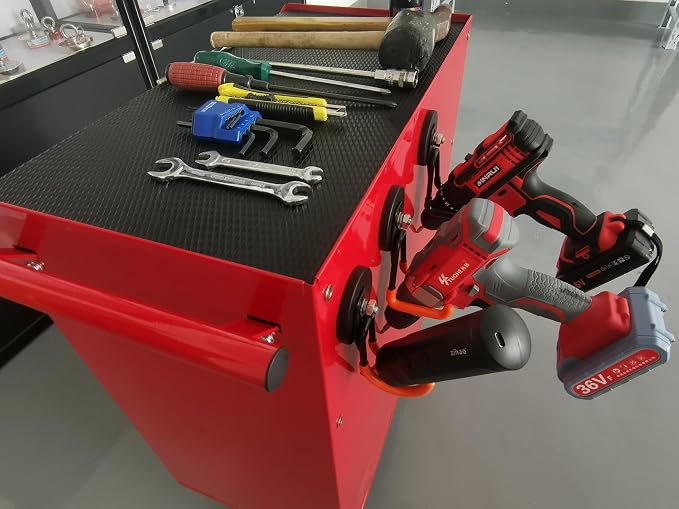 MUTUACTOR Magnetic Hooks, Anti-Slip Double Magnet Hooks Garage Storage Utility - Image 6