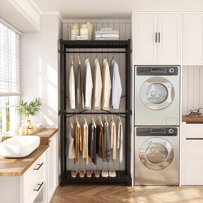 Homykic Bamboo Clothes Rack - Image 4