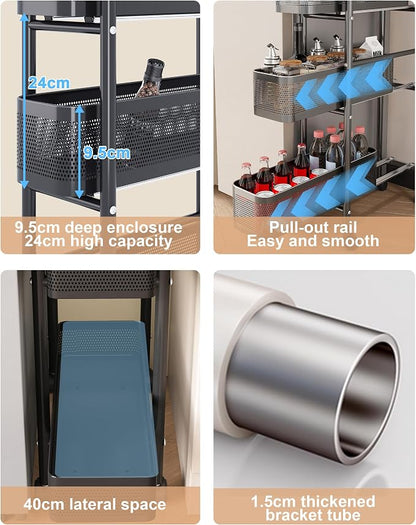 UMDONX Slim Storage Cart 5 Tier - Image 5