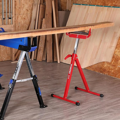 WORKPRO Folding Roller Stand Height Adjustable, Heavy Duty 250 LB Load Capacity - Image 8