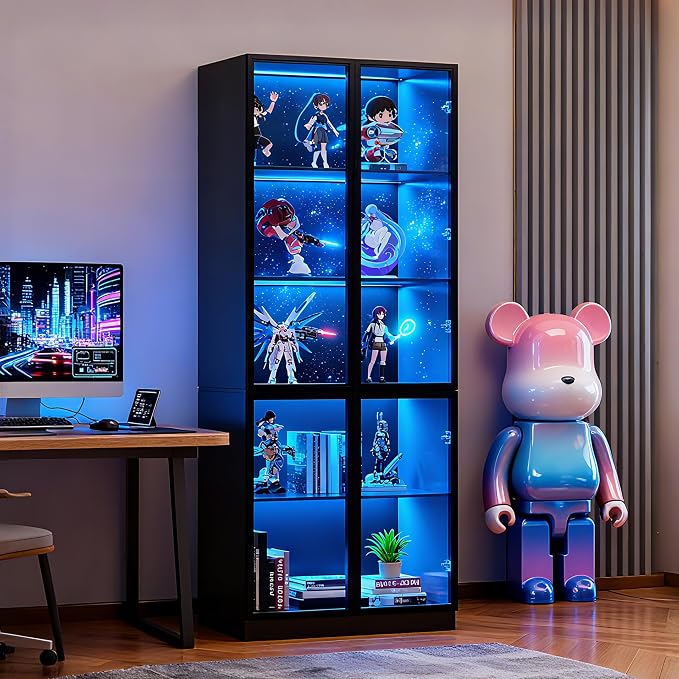 79'' Tall Glass Display Cabinet - Image 7