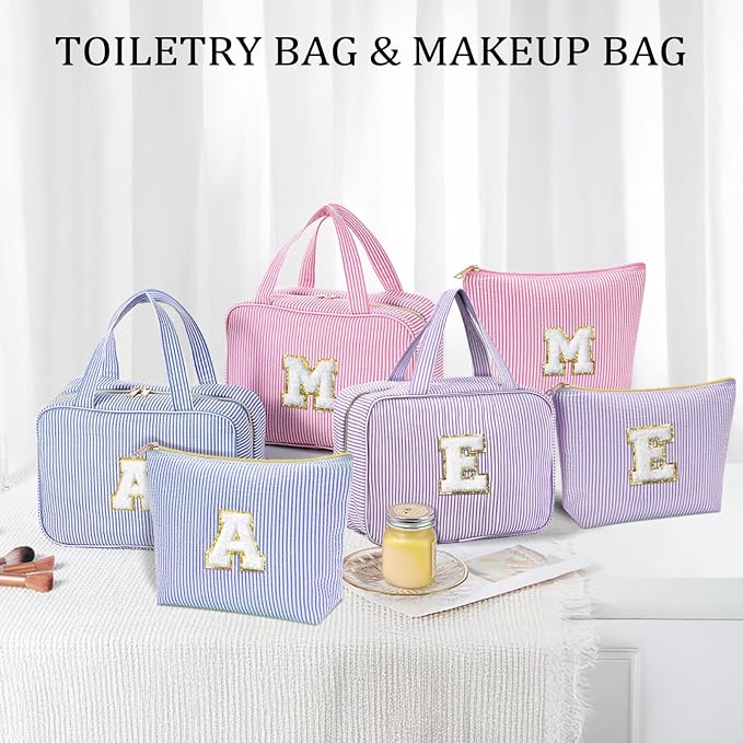 YOOLIFE Christmas Gifts for Women Stocking Stuffers, Initial Hanging Toiletry - Image 7