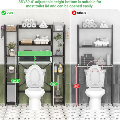 Over The Toilet Storage with 2 Drawers - Image 8