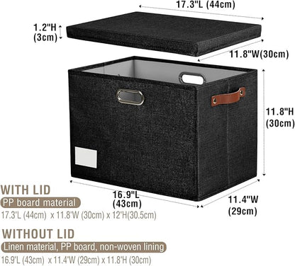 17" Large Collapsible Storage Bins - Image 3