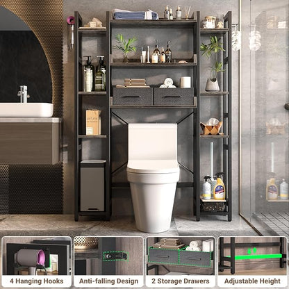 Over The Toilet Storage with 2 Drawers - Image 4