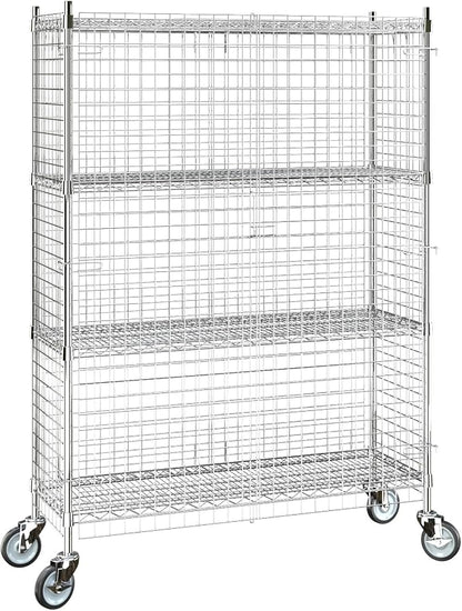 18"x48"x70" Metal Wire Chrome Security Heavy Duty Commercial NSF Certified - Image 3