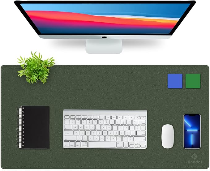 K KNODEL Desk Mat, Dual-Sided Office Desk Pad, Waterproof Desk Mat by K+KNODEL