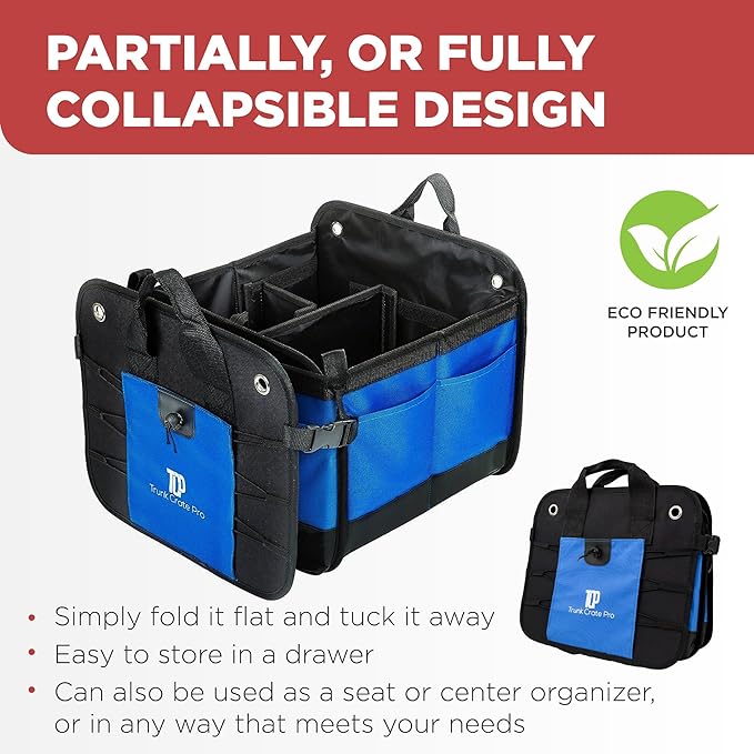 TRUNKCRATEPRO Car Trunk Organizers | Trunk Organizer, Car Storage Organizer - Image 5