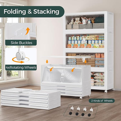 900QT Extra Large Stackable Storage Bins - Image 4