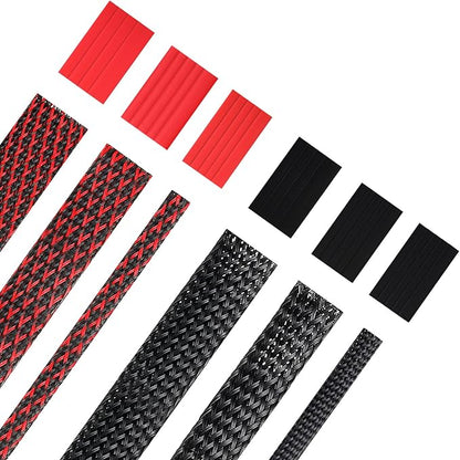 Xuniea 96ft Wire Loom Braided Cable Sleeve Covers Cord Management by Xuniea