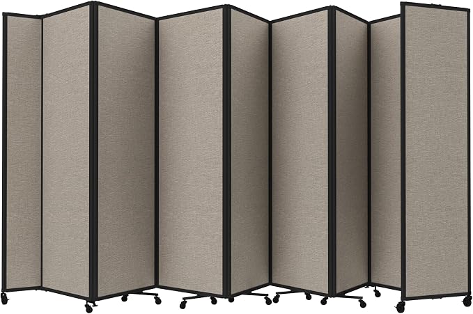 Versare Room Divider 360 Portable Wall Partition | Folding Panels | Large by VERSARE
