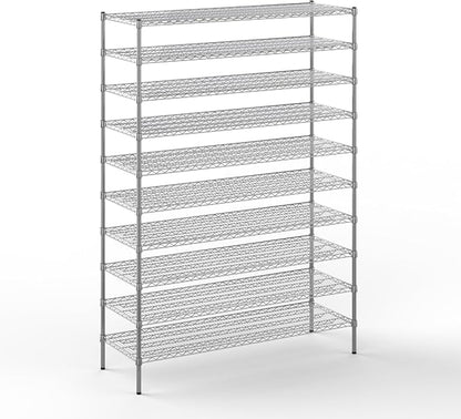 21" Deep x 60" Wide x 86" Height Wire Shelving Kit | 10-Tier | NSF Commercial by Regal+Altair