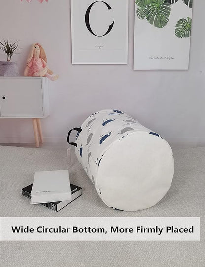 QUEENLALA Large Storage Basket, Laundry Hamper/Bathroom/Home Decor/Collapsible - Image 5